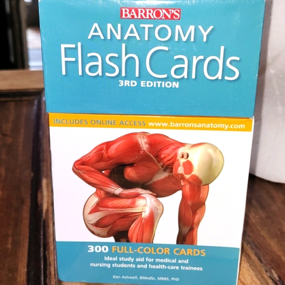Barron's Other Barrons Anatomy Flash Cards 3rd Edition Never Used